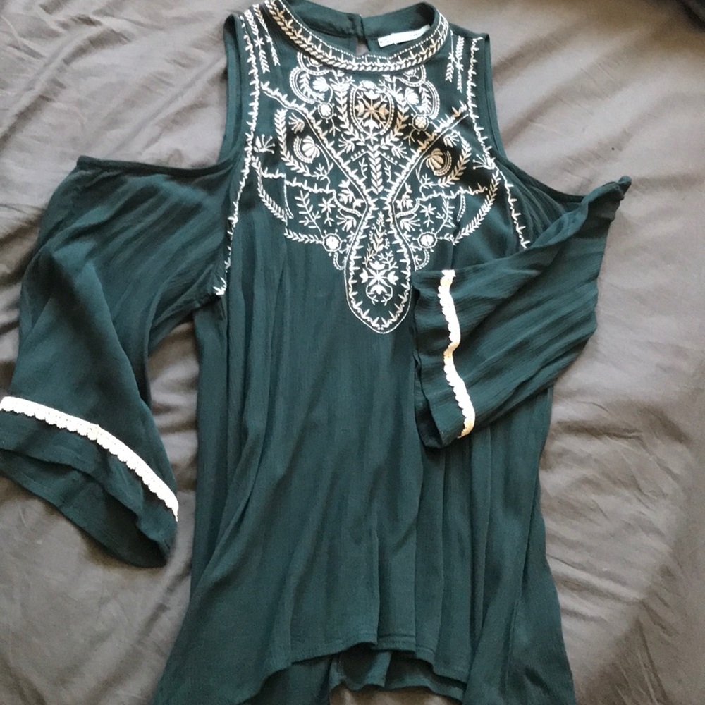 Cold shoulder blouse